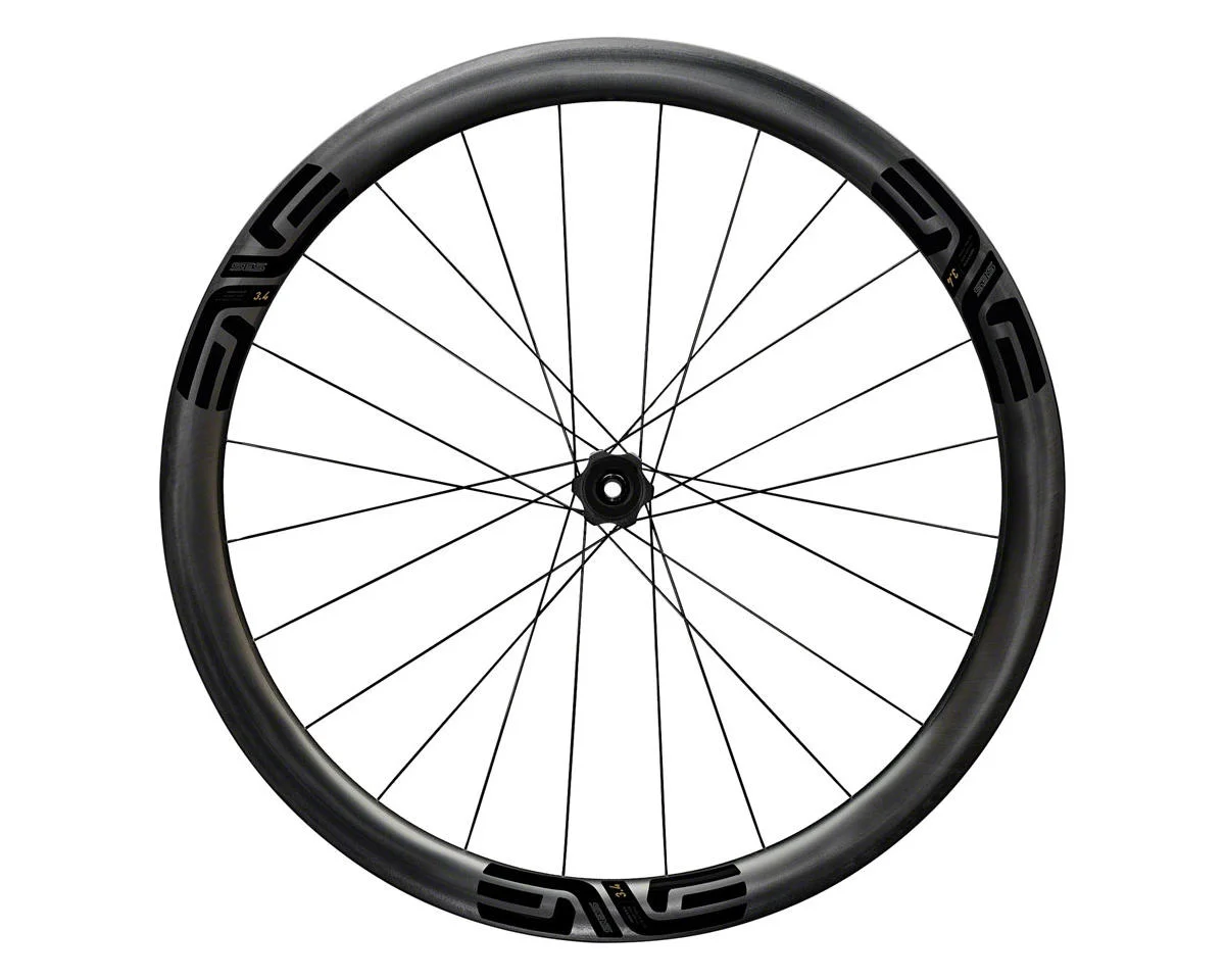 ENVE SES 3.4 Road Wheels (Black) (Shimano Micro Spline) (Rear) (700c) (Centerlock Disc) (Tubeless)